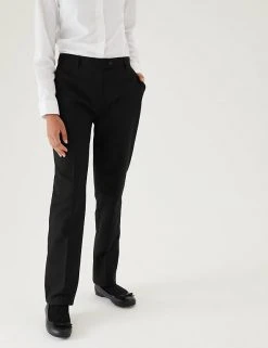 M&S Collection 2pk Girls' Slim Leg School Trousers (2-18 Yrs) -Cheap School Uniform Store SD 04 T76 1425 Y0 X EC 1