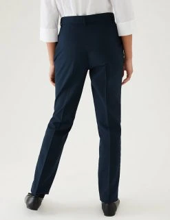M&S Collection 2pk Girls' Skinny Leg School Trousers (2-18 Yrs) -Cheap School Uniform Store SD 04 T76 1426 F0 X EC 2