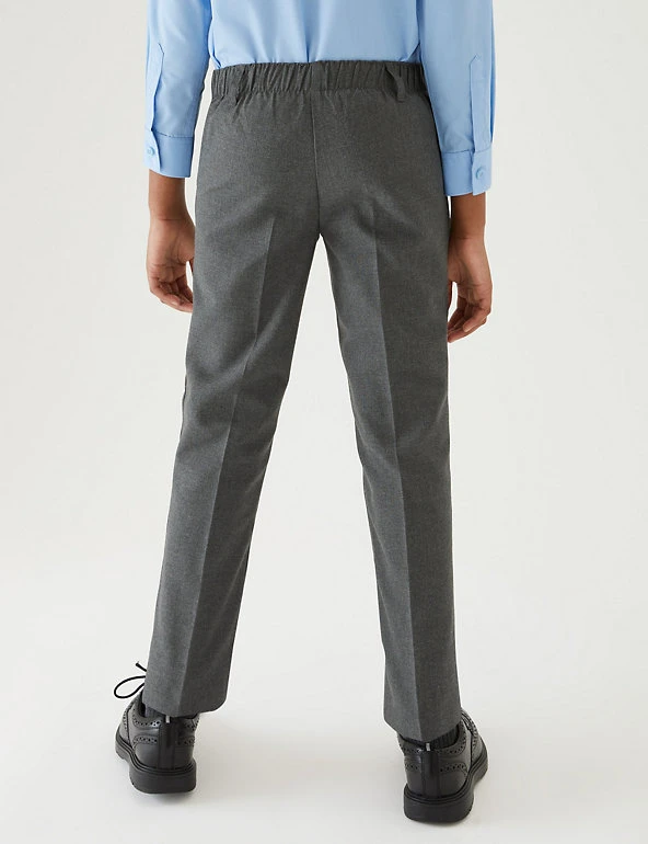 2pk Girls' Easy Dressing Slim Leg School Trousers (3-18 Yrs) M&S Collection 2pk Girls' Easy Dressing Slim Leg School Trousers (3-18 Yrs) -Cheap School Uniform Store SD 04 T76 1427 T0 X EC 2