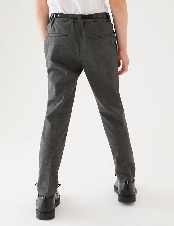 Girls' Skinny Leg Belted School Trousers (2-18 Yrs) M&S Collection Girls' Skinny Leg Belted School Trousers (2-18 Yrs) -Cheap School Uniform Store SD 04 T76 1428 T0 X EC 2