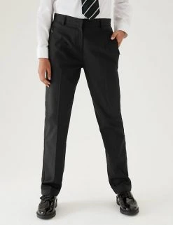M&S Collection Girls' Slim Leg Additional Length Trousers (2-18 Yrs) 4 M&S Collection Girls' Slim Leg Additional Length Trousers (2-18 Yrs) -Cheap School Uniform Store SD 04 T76 1431L Y0 X EC 1