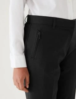 M&S Collection Girls' Slim Leg Additional Length Trousers (2-18 Yrs) 7 M&S Collection Girls' Slim Leg Additional Length Trousers (2-18 Yrs) -Cheap School Uniform Store SD 04 T76 1431L Y0 X EC 4