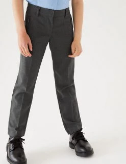 M&S Collection Girls' Slim Leg Regular Fit School Trousers (2-18 Yrs) 25 M&S Collection Girls' Slim Leg Regular Fit School Trousers (2-18 Yrs) -Cheap School Uniform Store SD 04 T76 1431 T0 X EC 1