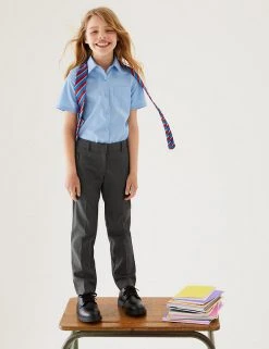 M&S Collection Girls' Slim Leg Slim Fit School Trousers (2-18 Yrs) 20 M&S Collection Girls' Slim Leg Slim Fit School Trousers (2-18 Yrs) -Cheap School Uniform Store SD 04 T76 1432 T0 X EC 0