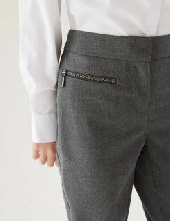 M&S Collection Girls' Super Skinny Zip School Trousers (2-18 Yrs) 13 M&S Collection Girls' Super Skinny Zip School Trousers (2-18 Yrs) -Cheap School Uniform Store SD 04 T76 1433 T0 X EC 4