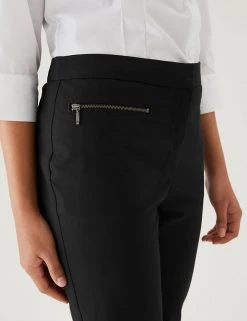 M&S Collection Girls' Super Skinny Zip School Trousers (2-18 Yrs) 7 M&S Collection Girls' Super Skinny Zip School Trousers (2-18 Yrs) -Cheap School Uniform Store SD 04 T76 1433 Y0 X EC 4