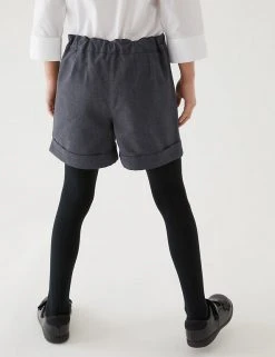M&S Collection School Girls' Regular Leg Shorts (2-16 Yrs) -Cheap School Uniform Store SD 04 T76 1434 T0 X EC 2