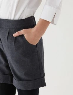 M&S Collection School Girls' Regular Leg Shorts (2-16 Yrs) -Cheap School Uniform Store SD 04 T76 1434 T0 X EC 4