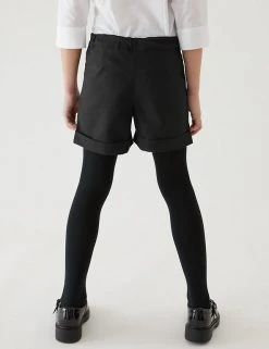 M&S Collection School Girls' Regular Leg Shorts (2-16 Yrs) -Cheap School Uniform Store SD 04 T76 1434 Y0 X EC 2