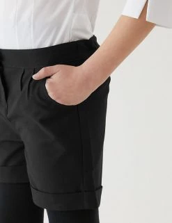 M&S Collection School Girls' Regular Leg Shorts (2-16 Yrs) -Cheap School Uniform Store SD 04 T76 1434 Y0 X EC 4