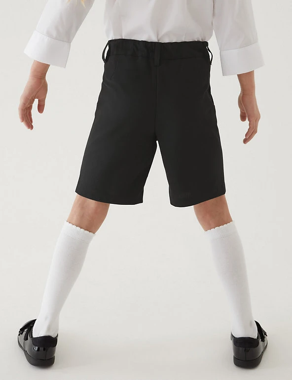 School 2pk Girls' Slim Leg Shorts (2-16 Yrs) M&S Collection School 2pk Girls' Slim Leg Shorts (2-16 Yrs) -Cheap School Uniform Store SD 04 T76 1435 Y0 X EC 2