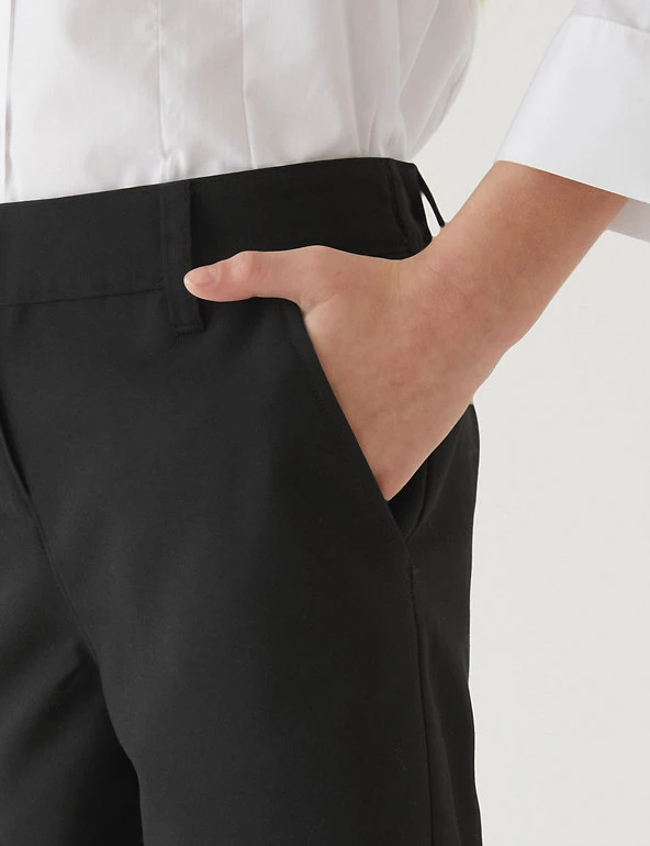 School 2pk Girls' Slim Leg Shorts (2-16 Yrs) M&S Collection School 2pk Girls' Slim Leg Shorts (2-16 Yrs) -Cheap School Uniform Store SD 04 T76 1435 Y0 X EC 4