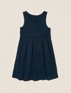 M&S Collection Dresses Girls' Cotton Knitted School Pinafore (2-12 Yrs) -Cheap School Uniform Store SD 04 T76 1729 F4 X EC 90