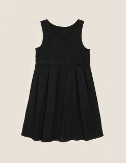 M&S Collection Dresses Girls' Cotton Knitted School Pinafore (2-12 Yrs) -Cheap School Uniform Store SD 04 T76 1729 Y0 X EC 90