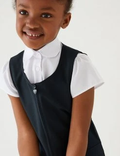 M&S Collection Dresses 2pk Girls’ Crease Resistant School Pinafores (2-12 Yrs) -Cheap School Uniform Store SD 04 T76 1750 F0 X EC 1
