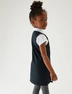 M&S Collection Dresses 2pk Girls’ Crease Resistant School Pinafores (2-12 Yrs) -Cheap School Uniform Store SD 04 T76 1750 F0 X EC 2