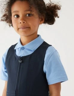 M&S Collection Dresses Girls' Permanent Pleats School Pinafore (2-12 Yrs) -Cheap School Uniform Store SD 04 T76 1752 F0 X EC 1