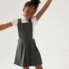 M&S Collection Dresses Girls' Permanent Pleats School Pinafore (2-12 Yrs) -Cheap School Uniform Store SD 04 T76 1756 T0 X EC 0