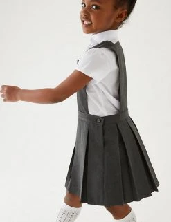 M&S Collection Dresses Girls' Permanent Pleats School Pinafore (2-12 Yrs) 4 M&S Collection Dresses Girls' Permanent Pleats School Pinafore (2-12 Yrs) -Cheap School Uniform Store SD 04 T76 1756 T0 X EC 1