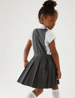 M&S Collection Dresses Girls' Permanent Pleats School Pinafore (2-12 Yrs) 5 M&S Collection Dresses Girls' Permanent Pleats School Pinafore (2-12 Yrs) -Cheap School Uniform Store SD 04 T76 1756 T0 X EC 2
