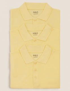 M&S Collection Polo-shirts 3pk Unisex Pure Cotton School Polo Shirts (2-16 Yrs) 20 M&S Collection Polo-shirts 3pk Unisex Pure Cotton School Polo Shirts (2-16 Yrs) -Cheap School Uniform Store SD 04 T76 2051 R0 X EC 7
