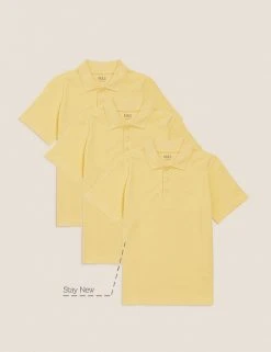 M&S Collection Polo-shirts 3pk Unisex Pure Cotton School Polo Shirts (2-16 Yrs) 15 M&S Collection Polo-shirts 3pk Unisex Pure Cotton School Polo Shirts (2-16 Yrs) -Cheap School Uniform Store SD 04 T76 2051 R0 X EC 90