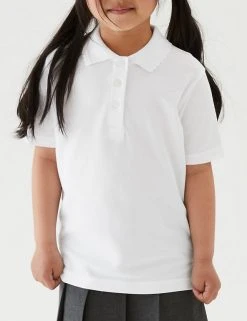 M&S Collection Polo-shirts 2pk Girls' Stain Resist School Polo Shirts (2-16 Yrs) 4 M&S Collection Polo-shirts 2pk Girls' Stain Resist School Polo Shirts (2-16 Yrs) -Cheap School Uniform Store SD 04 T76 2054 Z0 X EC 1