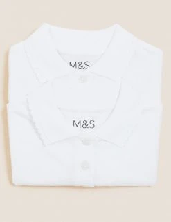 M&S Collection Polo-shirts 2pk Girls' Stain Resist School Polo Shirts (2-16 Yrs) 6 M&S Collection Polo-shirts 2pk Girls' Stain Resist School Polo Shirts (2-16 Yrs) -Cheap School Uniform Store SD 04 T76 2054 Z0 X EC 7