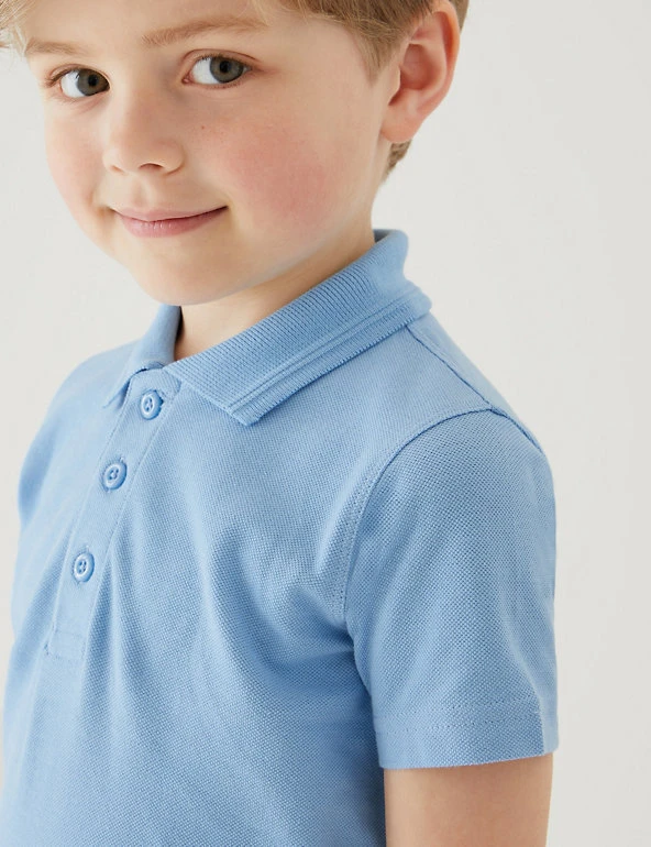 2pk Boys' Slim Fit School Polo Shirts (2-16 Yrs) M&S Collection Polo-shirts 2pk Boys' Slim Fit School Polo Shirts (2-16 Yrs) -Cheap School Uniform Store SD 04 T76 2055 E0 X EC 1