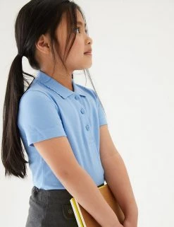 M&S Collection Polo-shirts 2pk Girls' Slim Fit School Polo Shirts (2-16 Yrs) 17 M&S Collection Polo-shirts 2pk Girls' Slim Fit School Polo Shirts (2-16 Yrs) -Cheap School Uniform Store SD 04 T76 2058 E0 X EC 0