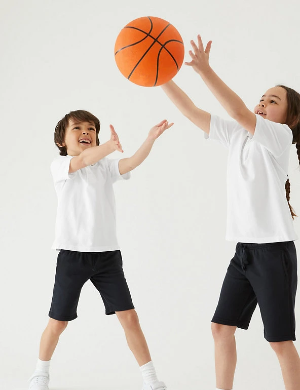 2 Pack Unisex Skin Kind™ School Polo Shirts (2-16 Yrs) M&S Collection Polo-shirts 2 Pack Unisex Skin Kind™ School Polo Shirts (2-16 Yrs) -Cheap School Uniform Store SD 04 T76 2066S Z0 X EC 0