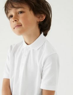 M&S Collection Polo-shirts 2 Pack Unisex Skin Kind™ School Polo Shirts (2-16 Yrs) 6 M&S Collection Polo-shirts 2 Pack Unisex Skin Kind™ School Polo Shirts (2-16 Yrs) -Cheap School Uniform Store SD 04 T76 2066S Z0 X EC 3