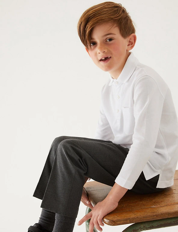 2pk Unisex Easy Dressing School Polo Shirts M&S Collection Polo-shirts 2pk Unisex Easy Dressing School Polo Shirts -Cheap School Uniform Store SD 04 T76 2081 Z0 X EC 1