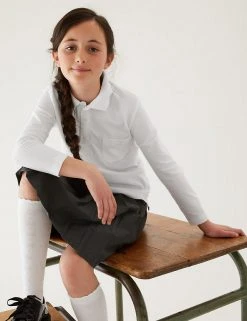 M&S Collection Polo-shirts 2pk Unisex Easy Dressing School Polo Shirts 5 M&S Collection Polo-shirts 2pk Unisex Easy Dressing School Polo Shirts -Cheap School Uniform Store SD 04 T76 2081 Z0 X EC 2