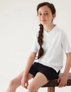 M&S Collection Polo-shirts 2pk Unisex Easy Dressing School Polo Shirts (3-18 Yrs) 4 M&S Collection Polo-shirts 2pk Unisex Easy Dressing School Polo Shirts (3-18 Yrs) -Cheap School Uniform Store SD 04 T76 2084 Z0 X EC 1
