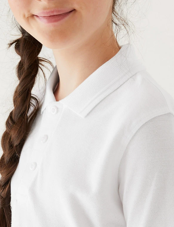 2pk Unisex Easy Dressing School Polo Shirts (3-18 Yrs) M&S Collection Polo-shirts 2pk Unisex Easy Dressing School Polo Shirts (3-18 Yrs) -Cheap School Uniform Store SD 04 T76 2084 Z0 X EC 2
