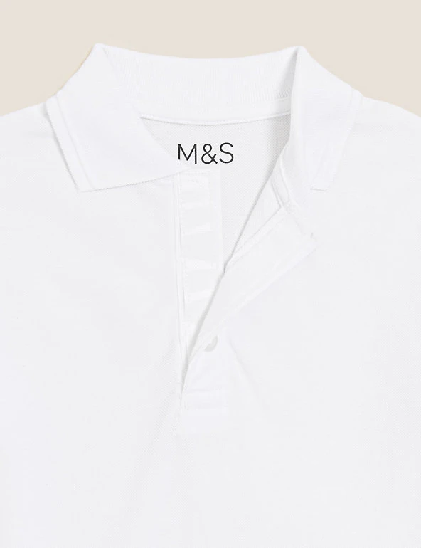 2pk Unisex Easy Dressing School Polo Shirts (3-18 Yrs) M&S Collection Polo-shirts 2pk Unisex Easy Dressing School Polo Shirts (3-18 Yrs) -Cheap School Uniform Store SD 04 T76 2084 Z0 X EC 3