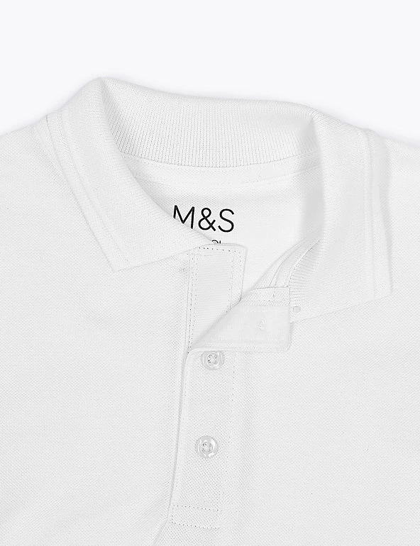 2pk Unisex Easy Dressing School Polo Shirts (3-18 Yrs) M&S Collection Polo-shirts 2pk Unisex Easy Dressing School Polo Shirts (3-18 Yrs) -Cheap School Uniform Store SD 04 T76 2084 Z0 X EC 6