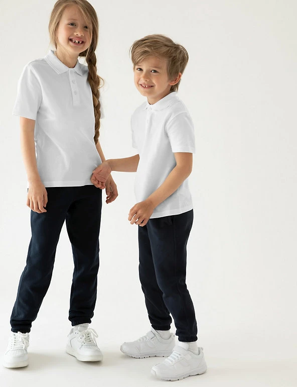 5pk Unisex Pure Cotton School Polo Shirts (2-18 Yrs) M&S Collection Polo-shirts 5pk Unisex Pure Cotton School Polo Shirts (2-18 Yrs) -Cheap School Uniform Store SD 04 T76 2087 Z0 X EC 0