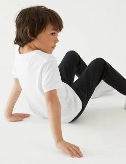 M&S Collection 2pk Unisex Pure Cotton School T-Shirts (2-16 Yrs) 6 M&S Collection 2pk Unisex Pure Cotton School T-Shirts (2-16 Yrs) -Cheap School Uniform Store SD 04 T76 2206 Z0 X EC 3