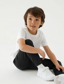 M&S Collection Trousers 2pk Unisex Regular Fit School Joggers (2-16 Yrs) 10 M&S Collection Trousers 2pk Unisex Regular Fit School Joggers (2-16 Yrs) -Cheap School Uniform Store SD 04 T76 2401 Y0 X EC 1