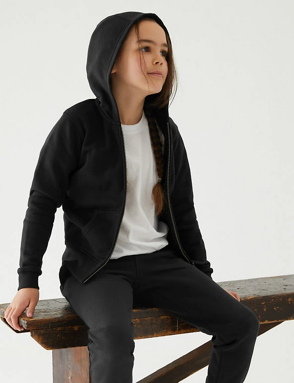 Unisex Hooded School Sweatshirt (2-16 Yrs) M&S Collection Jumpers Unisex Hooded School Sweatshirt (2-16 Yrs) -Cheap School Uniform Store SD 04 T76 2403 Y0 X EC 2