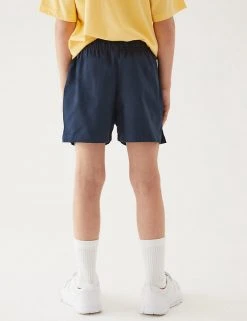 M&S Collection 2pk Unisex Pure Cotton School Shorts (2-16 Yrs) -Cheap School Uniform Store SD 04 T76 3234 F0 X EC 4