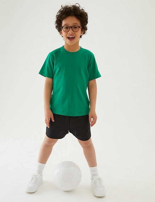 M&S Collection Unisex Sports School Shorts (2-16 Yrs) 5 M&S Collection Unisex Sports School Shorts (2-16 Yrs) - Image 3