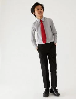 M&S Collection 2pk Boys' Easy Dressing School Trousers (3-18 Yrs) 20 M&S Collection 2pk Boys' Easy Dressing School Trousers (3-18 Yrs) -Cheap School Uniform Store SD 04 T76 3635 Y0 X EC 0