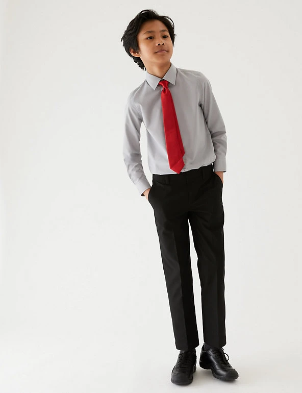 M&S Collection 2pk Boys' Easy Dressing School Trousers (3-18 Yrs) 9 M&S Collection 2pk Boys' Easy Dressing School Trousers (3-18 Yrs) - Image 7