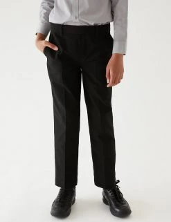 M&S Collection 2pk Boys' Easy Dressing School Trousers (3-18 Yrs) 22 M&S Collection 2pk Boys' Easy Dressing School Trousers (3-18 Yrs) -Cheap School Uniform Store SD 04 T76 3635 Y0 X EC 1