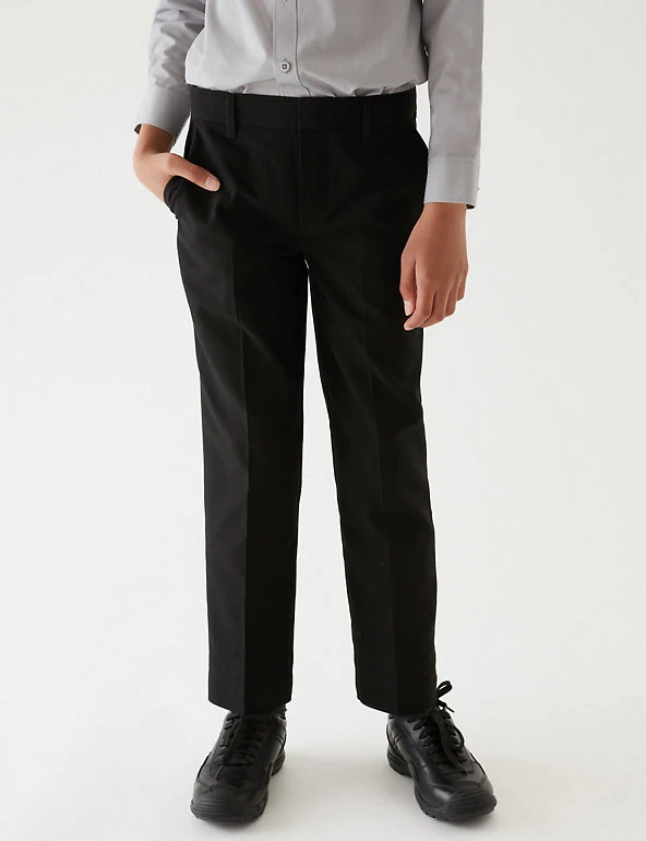 M&S Collection 2pk Boys' Easy Dressing School Trousers (3-18 Yrs) 11 M&S Collection 2pk Boys' Easy Dressing School Trousers (3-18 Yrs) - Image 9