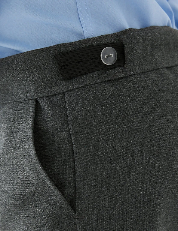 2pk Boys' Slim Leg School Trousers (2-18 Yrs) M&S Collection 2pk Boys' Slim Leg School Trousers (2-18 Yrs) -Cheap School Uniform Store SD 04 T76 3643L T0 X EC 3