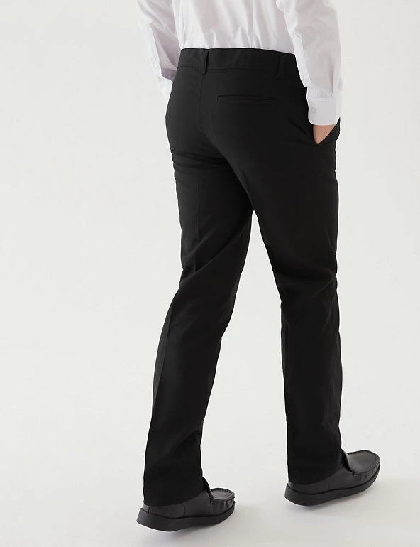 2pk Boys' Slim Leg School Trousers (2-18 Yrs) M&S Collection 2pk Boys' Slim Leg School Trousers (2-18 Yrs) -Cheap School Uniform Store SD 04 T76 3643L Y0 X EC 2